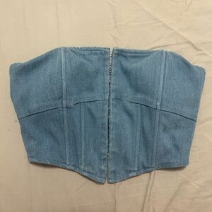 Windsor Blue Denim Corset Top